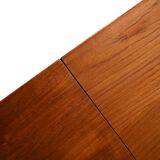 Vintage teak table by ISA Bergamo with drop-leaf extensions