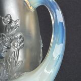 Large vase with 2 Art Deco handles signed Verlys