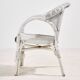 Rattan and bamboo set, set of 5