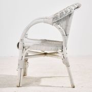 Rattan and bamboo set, set of 5