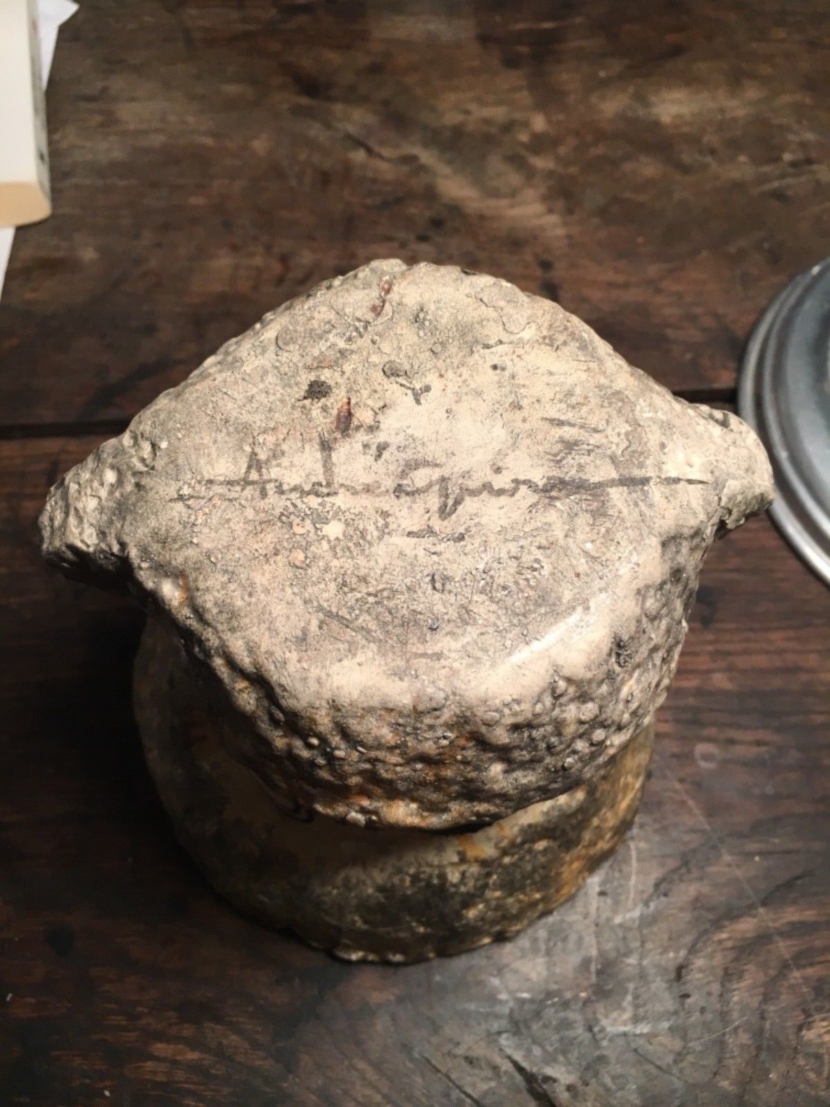 vase signed Vallauris Chiron