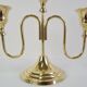 Vintage Brass Candlestick, Czechoslovakia, 1960's.