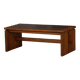 Grande table basse rectangulaire en pin massif du milieu du siècle, moderne danois, années 1960