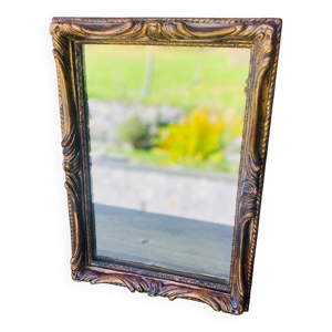 Miroir ancien doré