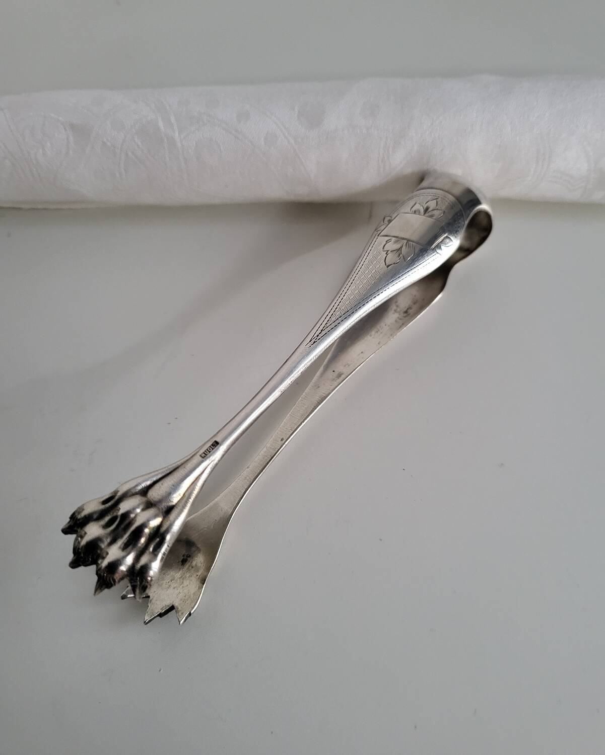 Silver-Plated Sugar Tongs Ruolz
