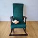 Chaise à bascule vintage des années 50.