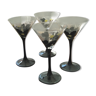 4 verres art déco