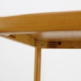1970s Pair of Beech Armchairs and Coffee Table  by TON, Czechoslovakia
