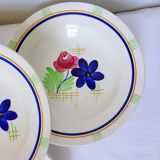 Set of 4 deep plates from Gien Robinson 210605