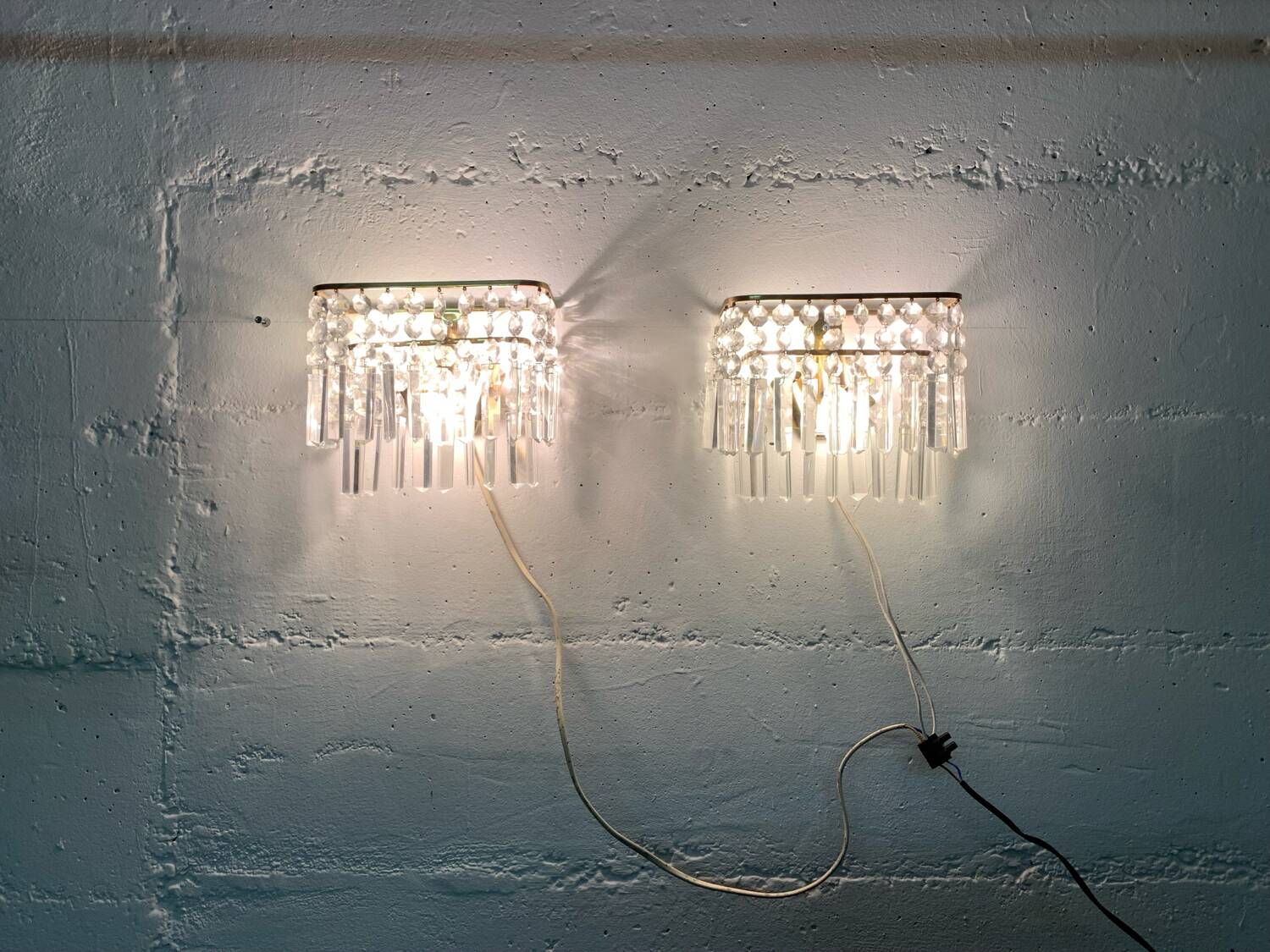 Austrian crystal sconces