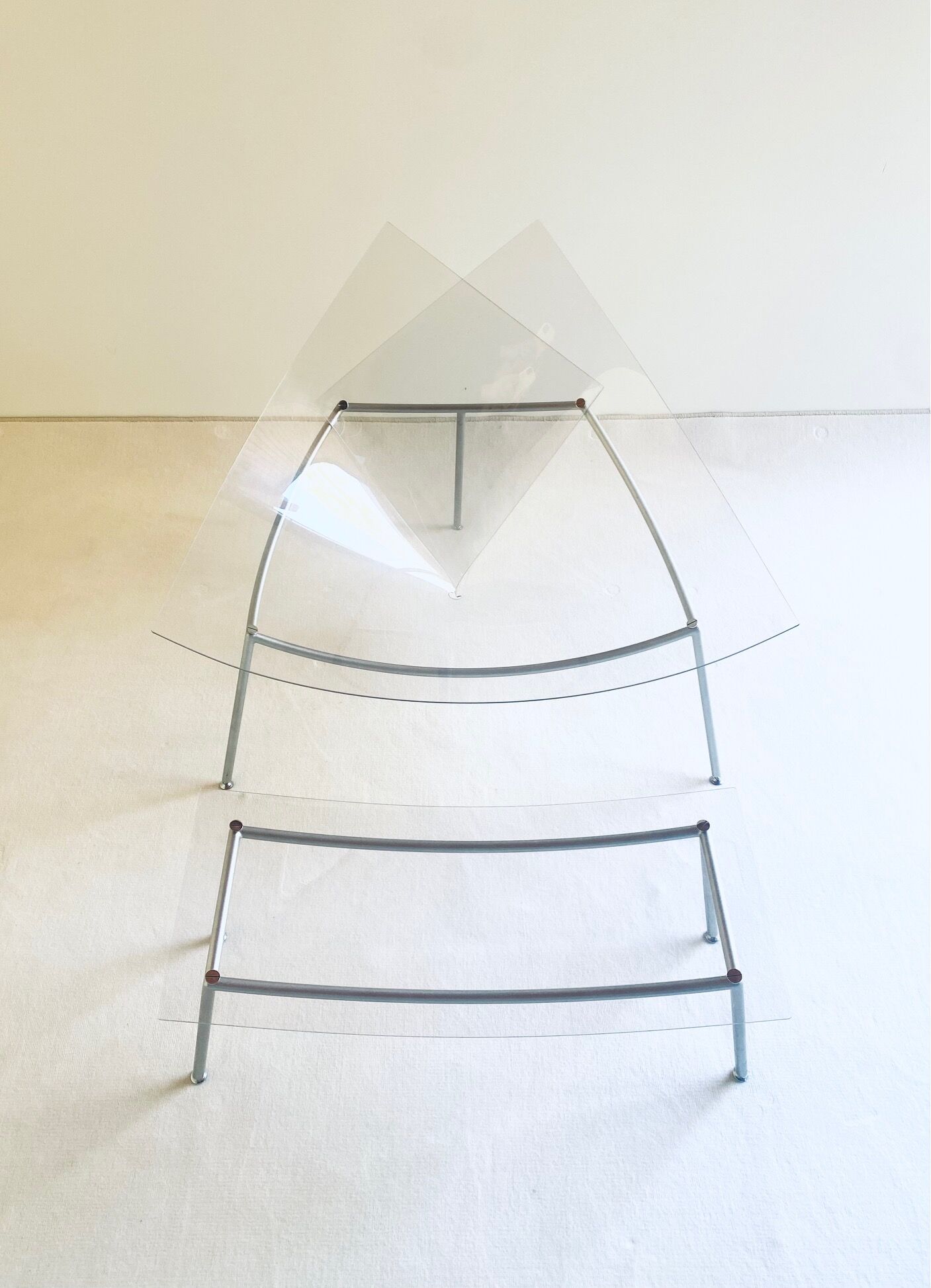 Armchair and ottoman " cone " by the Campana brothers for Edra, 1997