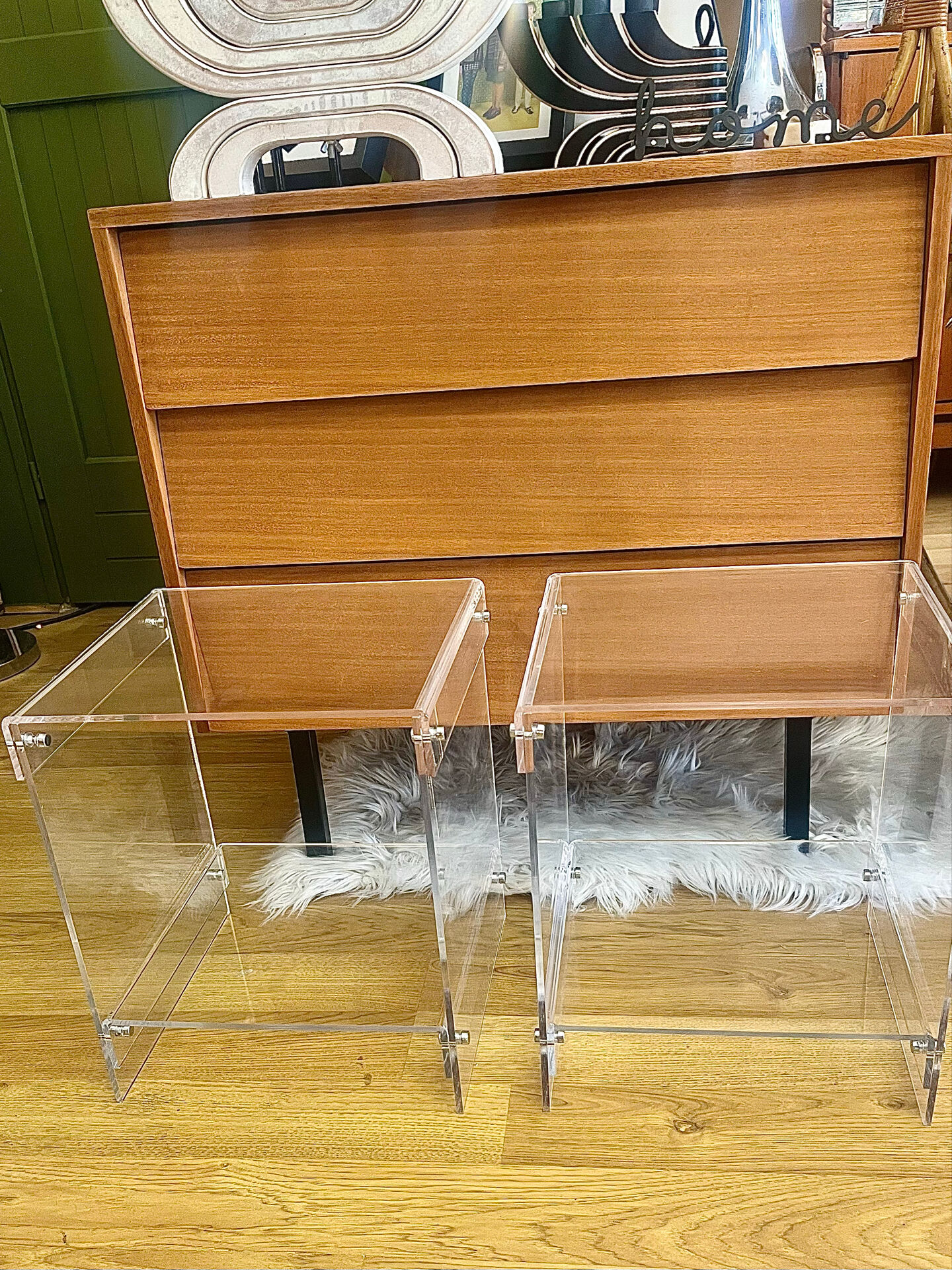 Bedside tables or low tables by Michel Dumas for Roche Bobois.