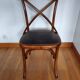 Lot de 4 chaises bistrot en bois