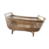 Baby vintage rattan bed