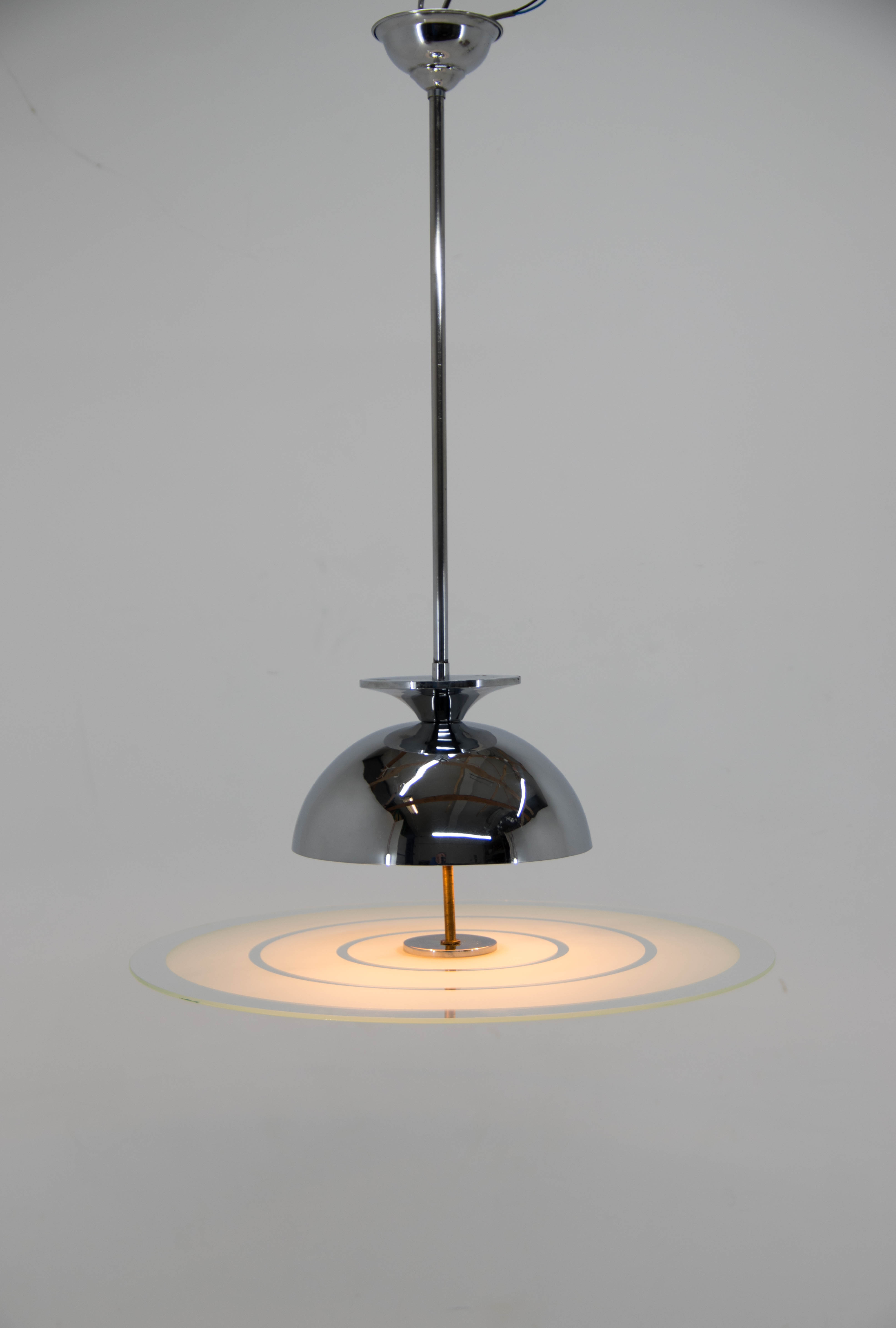 Functionalist chandelier, 1930s