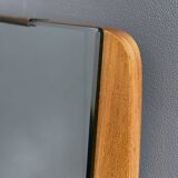 Miroir en bois, années 1960