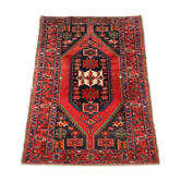 Tapis asiatique ancien en coton et laine, gros nœud