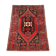 Ancient Asian rug made of cotton and wool, large knot.