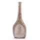 Beige grey ceramic bottle vase from Azé pottery