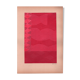 Painting and collage on antique paper - M699 - Indian pink - signed eawy