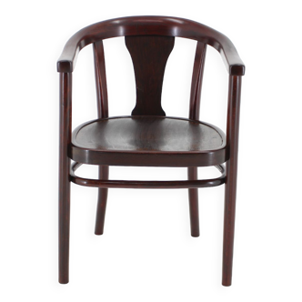1920s Beech Bentwood Desk Chair by Jacub and Josef Kohn, Austria