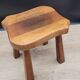 Quadripod solid wood stool