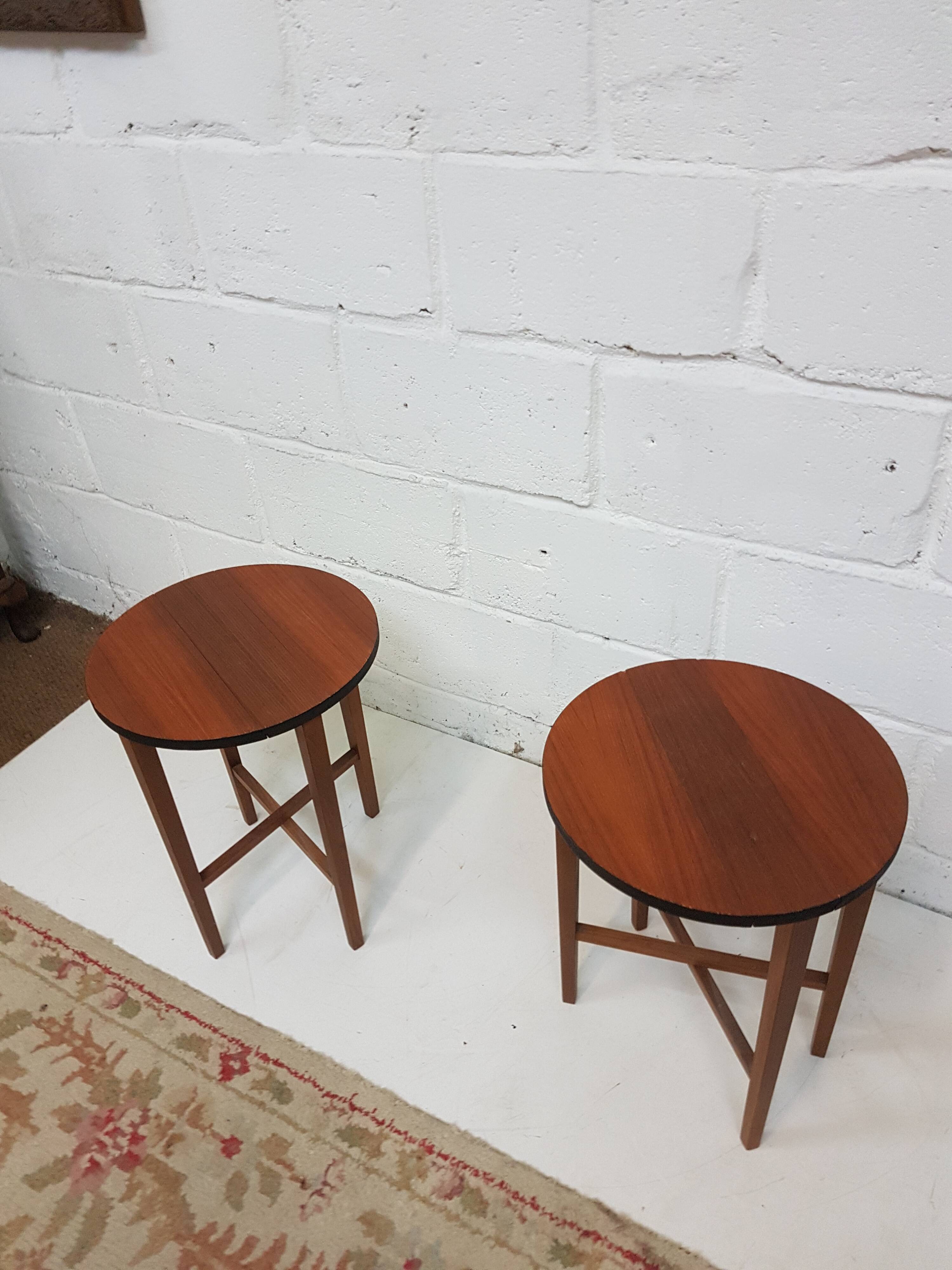 Pair of side tables