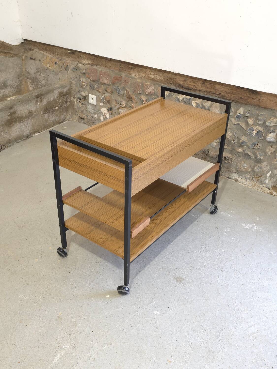 Pierre Guariche serving trolley circa 1960