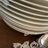 6 Art Deco porcelain plates