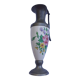 Tin and porcelain vase