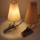 Pair of bedroom lamps, Germany, 1950s