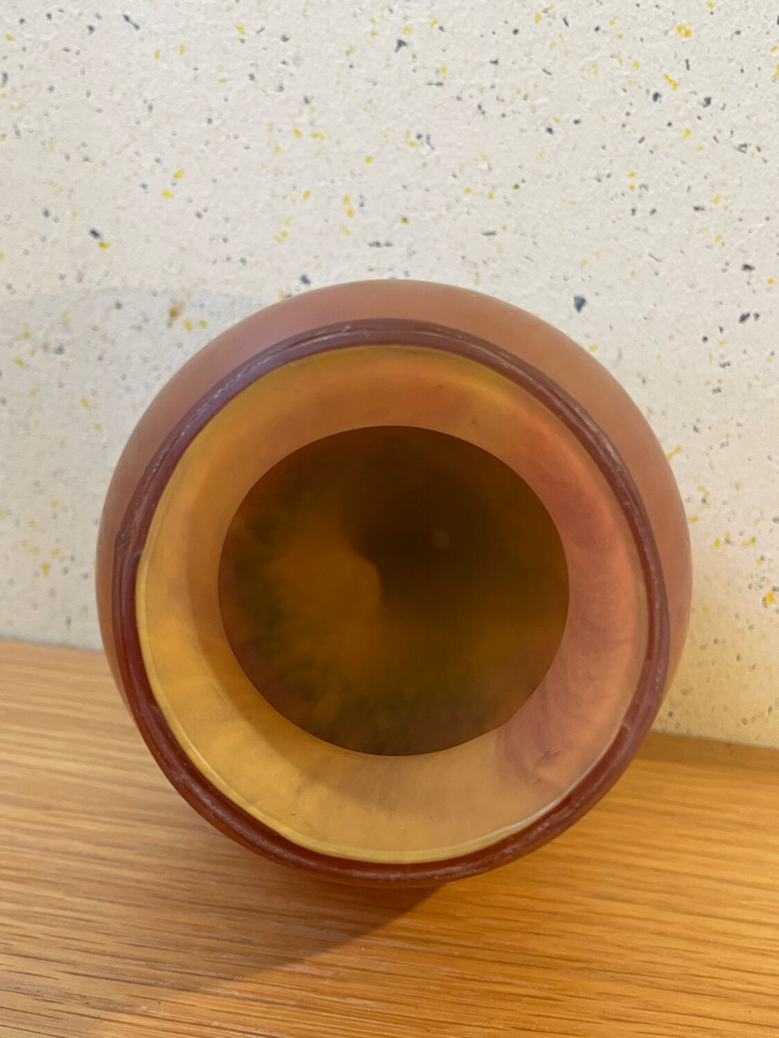 Schneider "le Verre Français" round vase