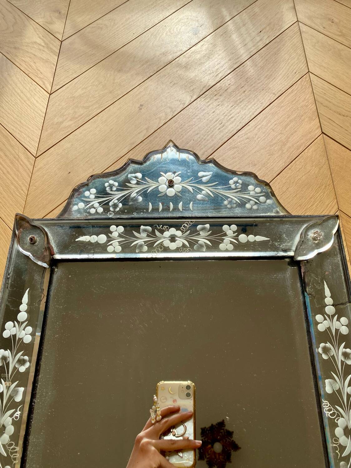 Ancient Venetian mirror