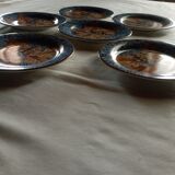 6 assiettes à dessert Gien