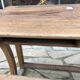 Vintage wooden school desk for children