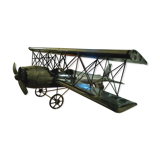 Biplane metal plane