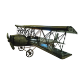 Biplane metal plane