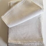 19th Raw linen tablecloth length 290 cm