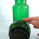 Pot d'apothicaire en verre vert vintage