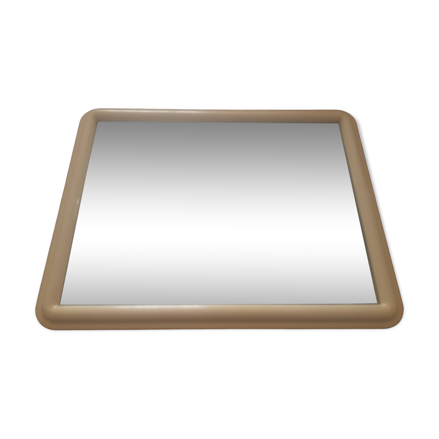 Vintage cream white mirror