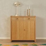 Buffet en placage de frêne, années 50