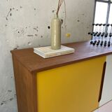 Teak-enfilade storage cabinet