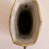 Art Nouveau vase Royal Dux Bohemia, sculpted deer, 1900s