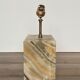 LAMP 1970 ON ONYX FOOT DESIGN FRENCH WORK MARMARA