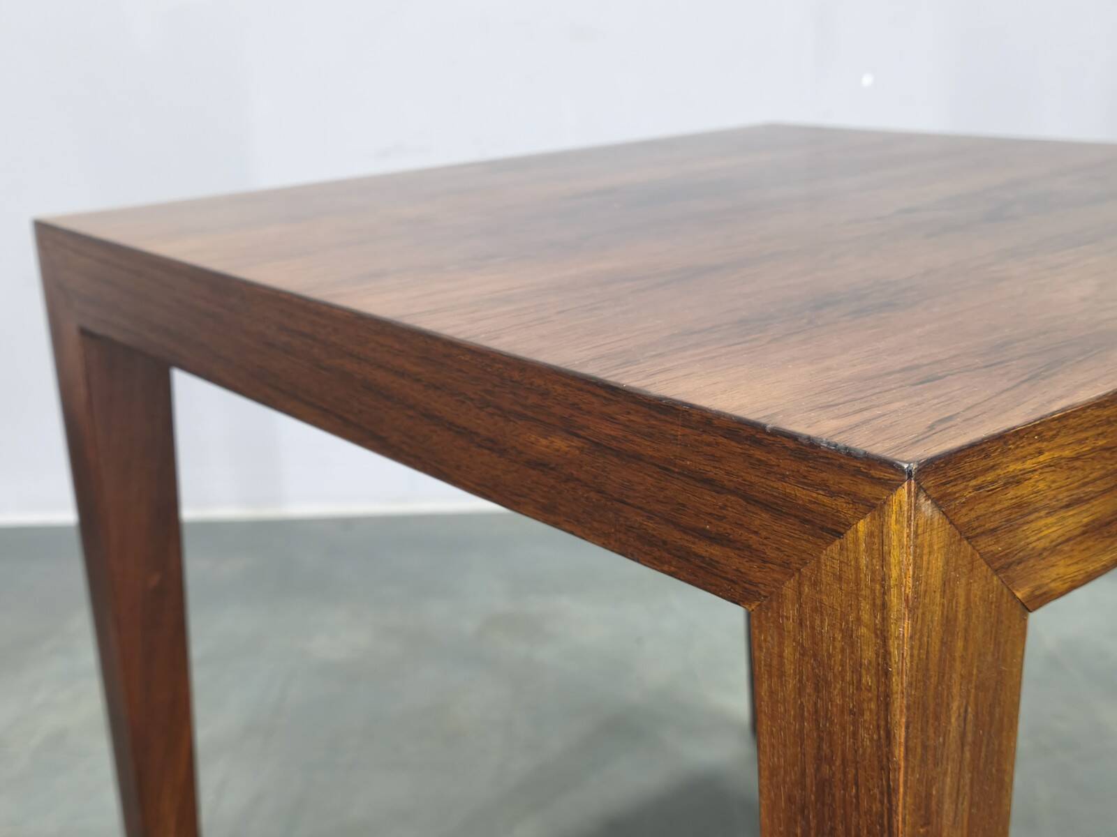 Severin Hansen for Haslev Rosewood Table, Denmark, 1960s