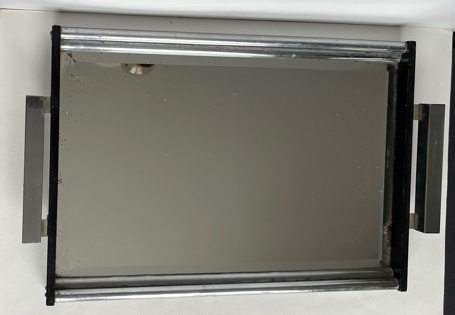 Art Deco rectangular mirror top