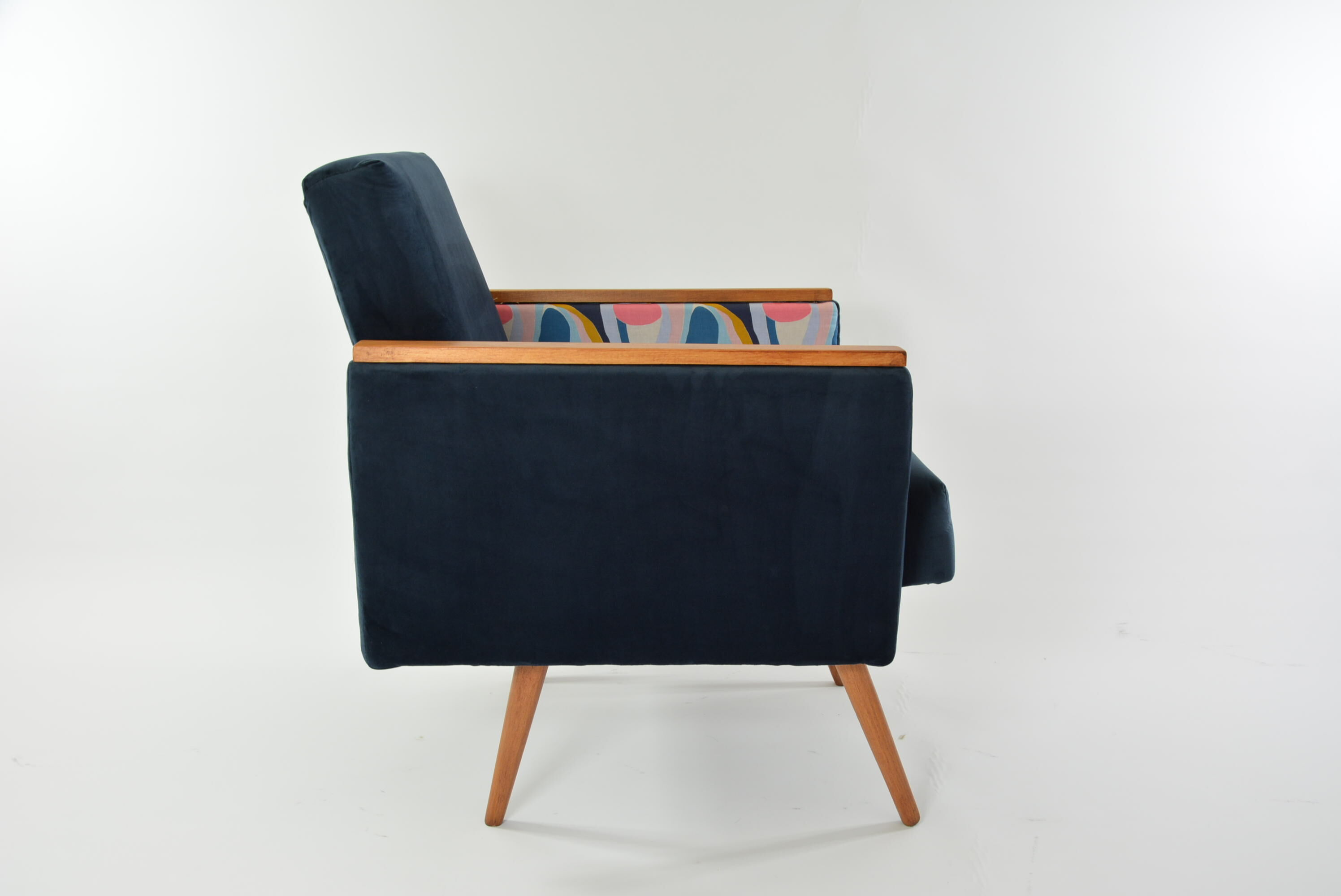 Blue Matisse square chair