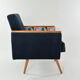 Blue Matisse square chair