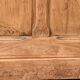 Parisian cabinet glazed raw wood nymphs and carved art nouveau decorations