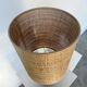 1950s turned oak wood table lamp